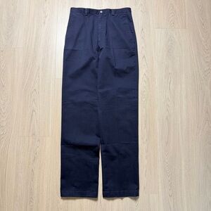 Vintage Ralph Lauren Sport Flat Front Chino Straight Leg Pants Womens 6 Blue 90s